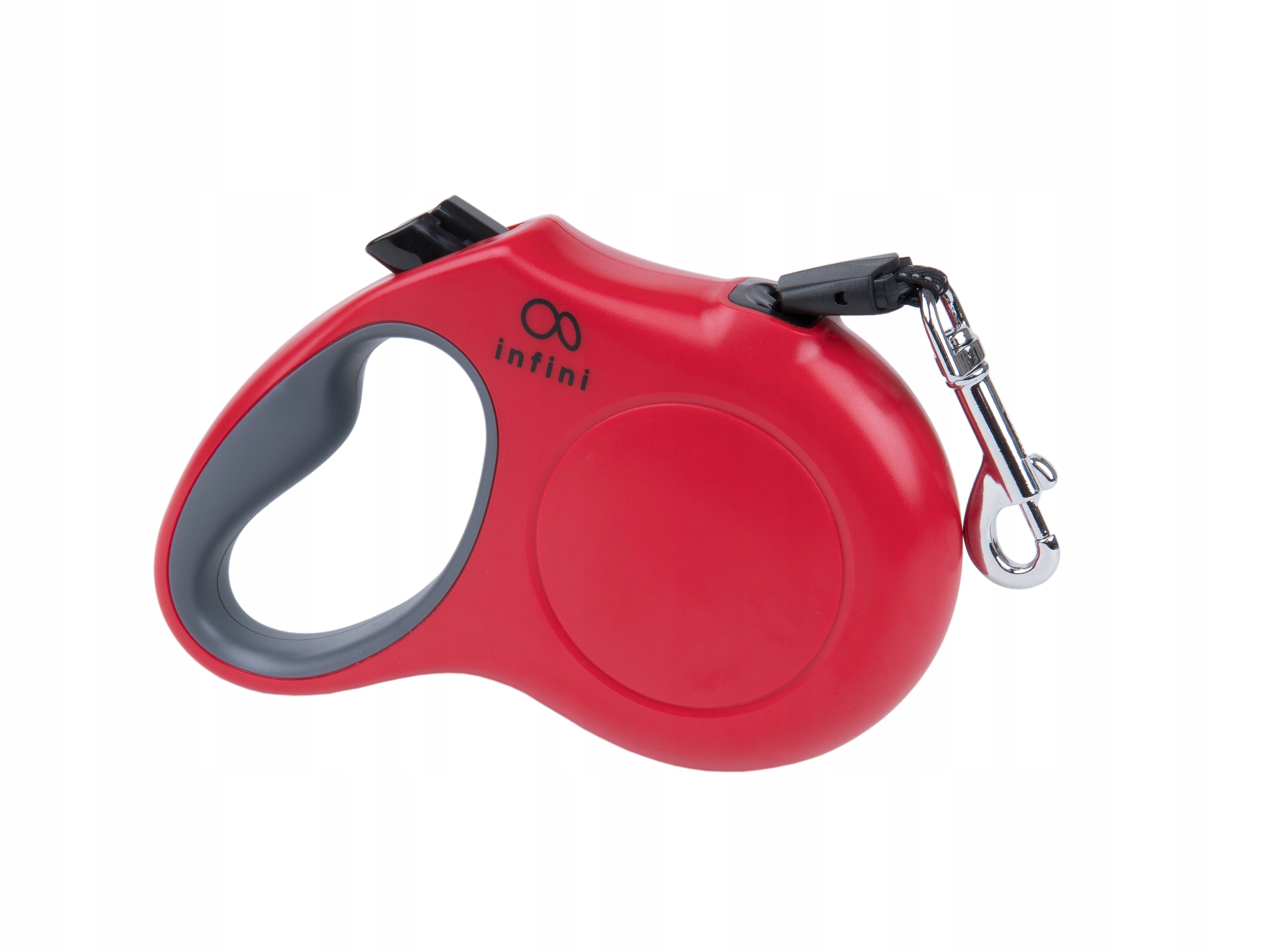 

infini Smycz automatyczna Freedom XL 50kg Czerwona