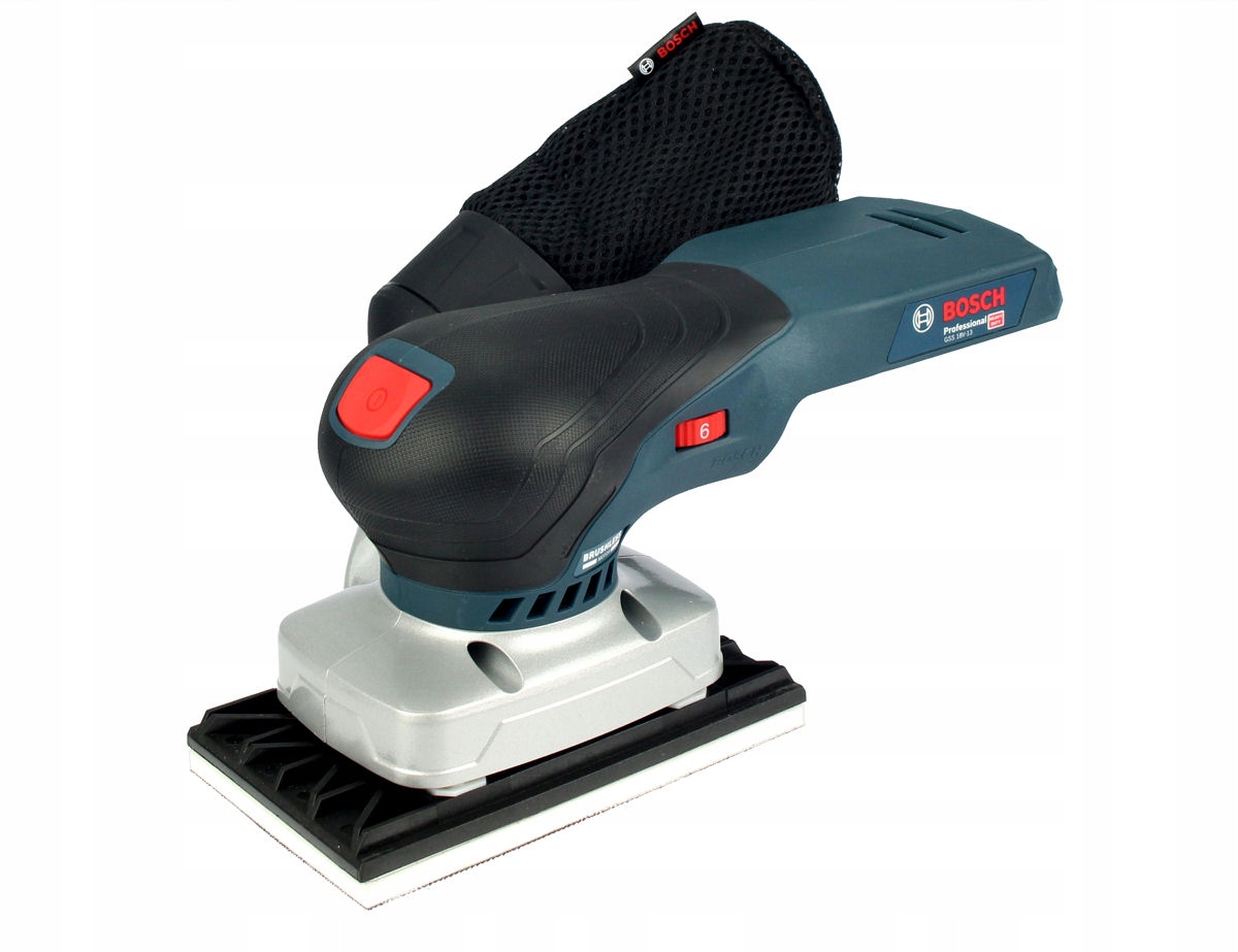 SZLIFIERKA OSCYLACYJNA GSS 18V-13 BOSCH korpus Maksymalna prędkość obrotowa 10000 RPM
