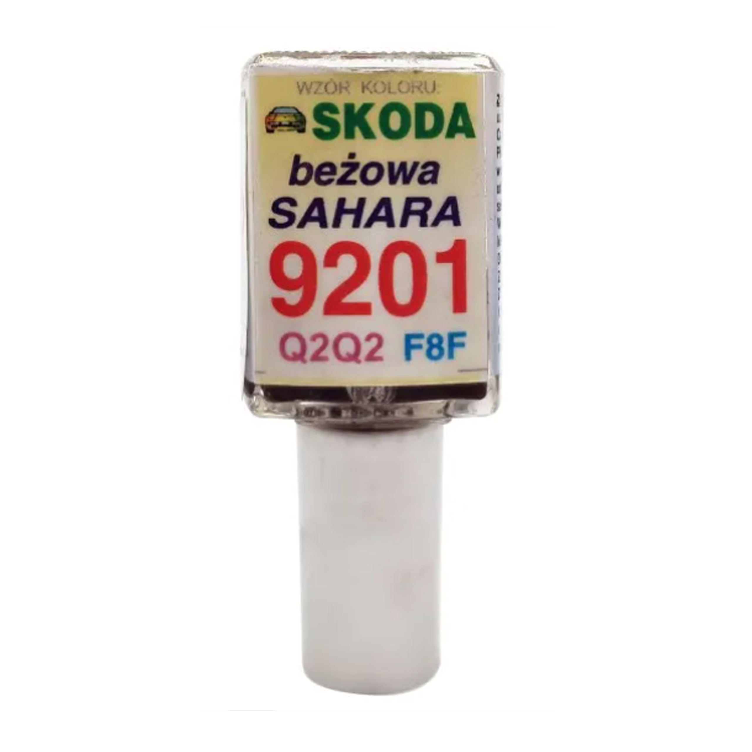 Zaprawka do rys 10ml SKODA 9201 LF8F Q2Q2 BEŻOWA SAHARA