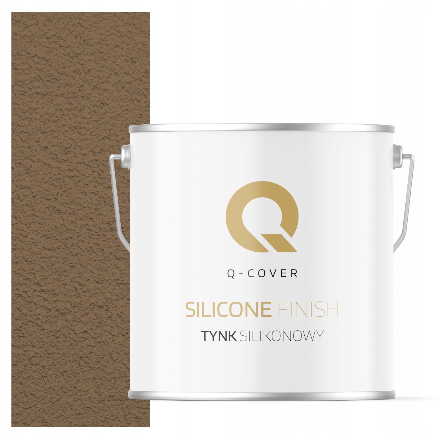 Silikonová Fasádní Omítka Kakaová F545 7KG Beránek Granulace 2.0mm