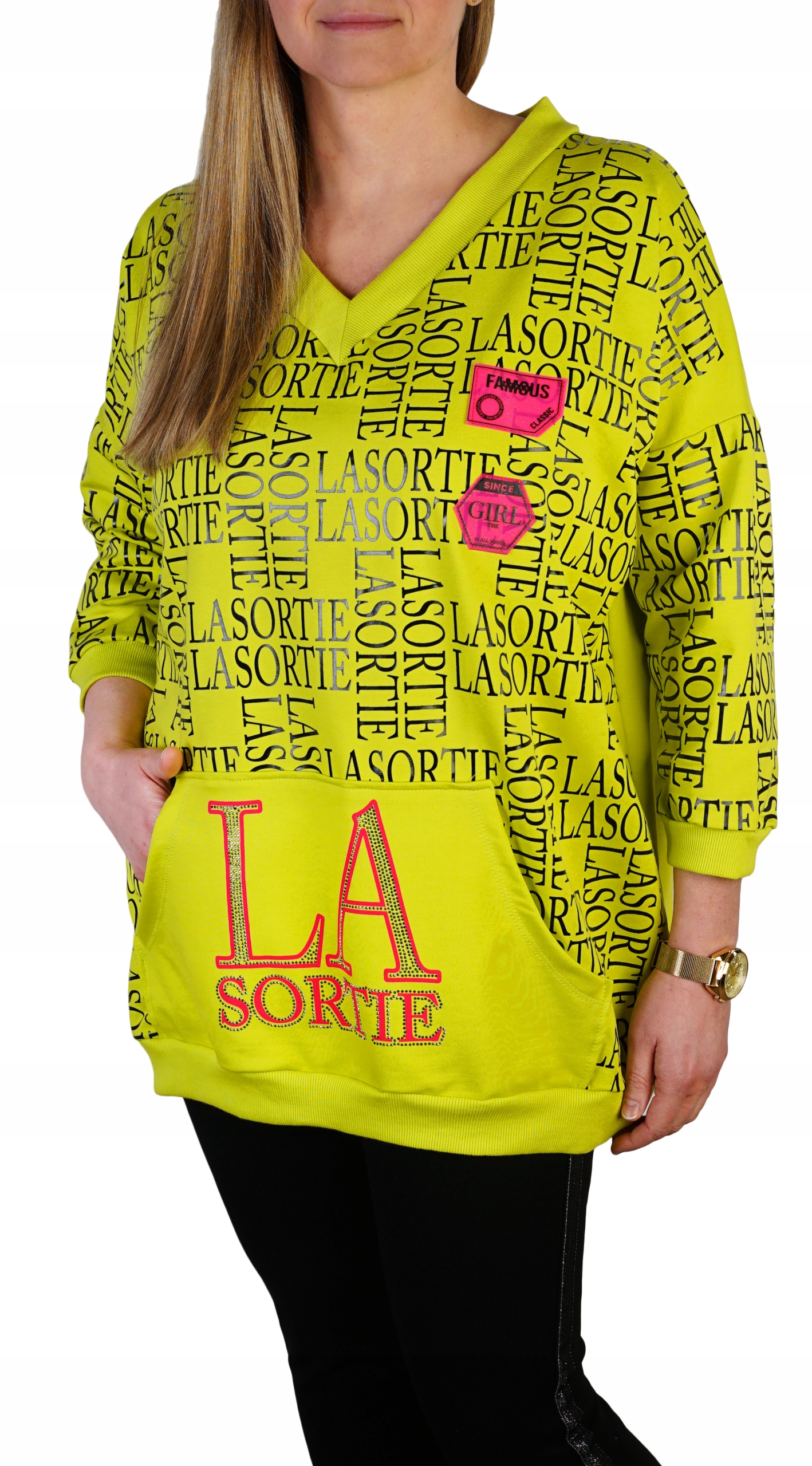 

Damska Bluza Jesienna Duże Rozmiary La Sorte 44-50