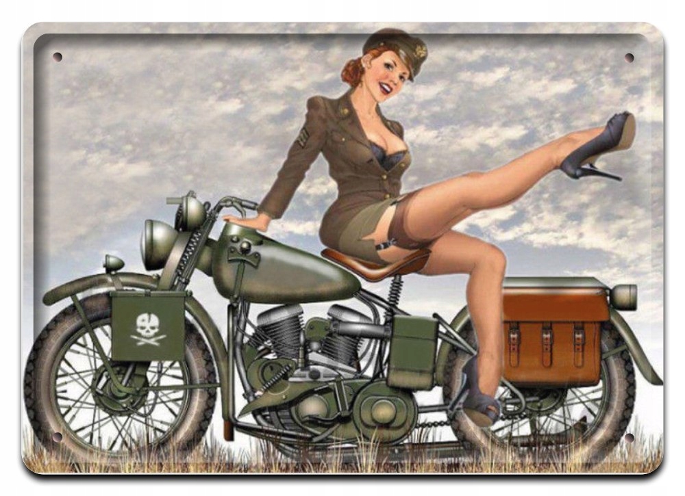 Harley Metalowy Szyld Plakat Retro #11888
