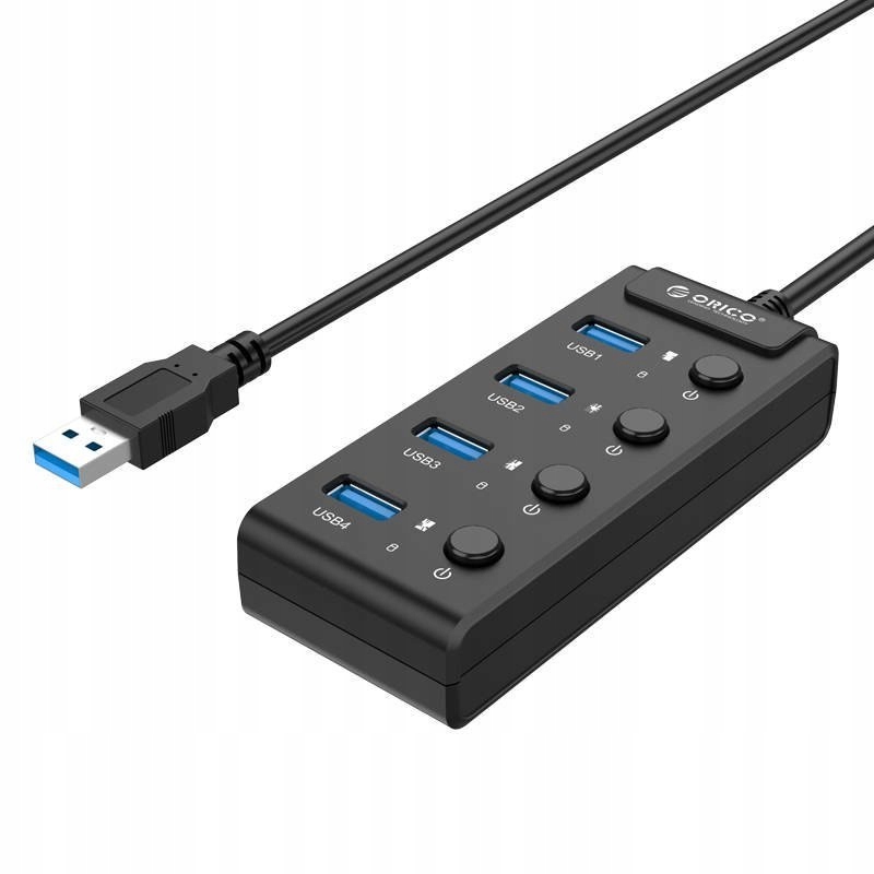 

Hub Usb 3.0. Orico z Włącznikami 5xUSB 5GB/s
