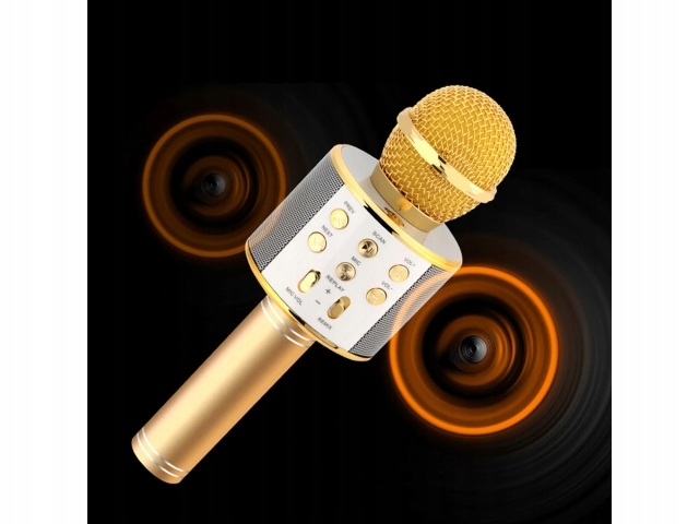MIKROFON KARAOKE BEZPRZEWODOWY BLUETOOTH GŁOŚNIK BEZPRZEWODOWY NA PREZENT Rodzaj do karaoke