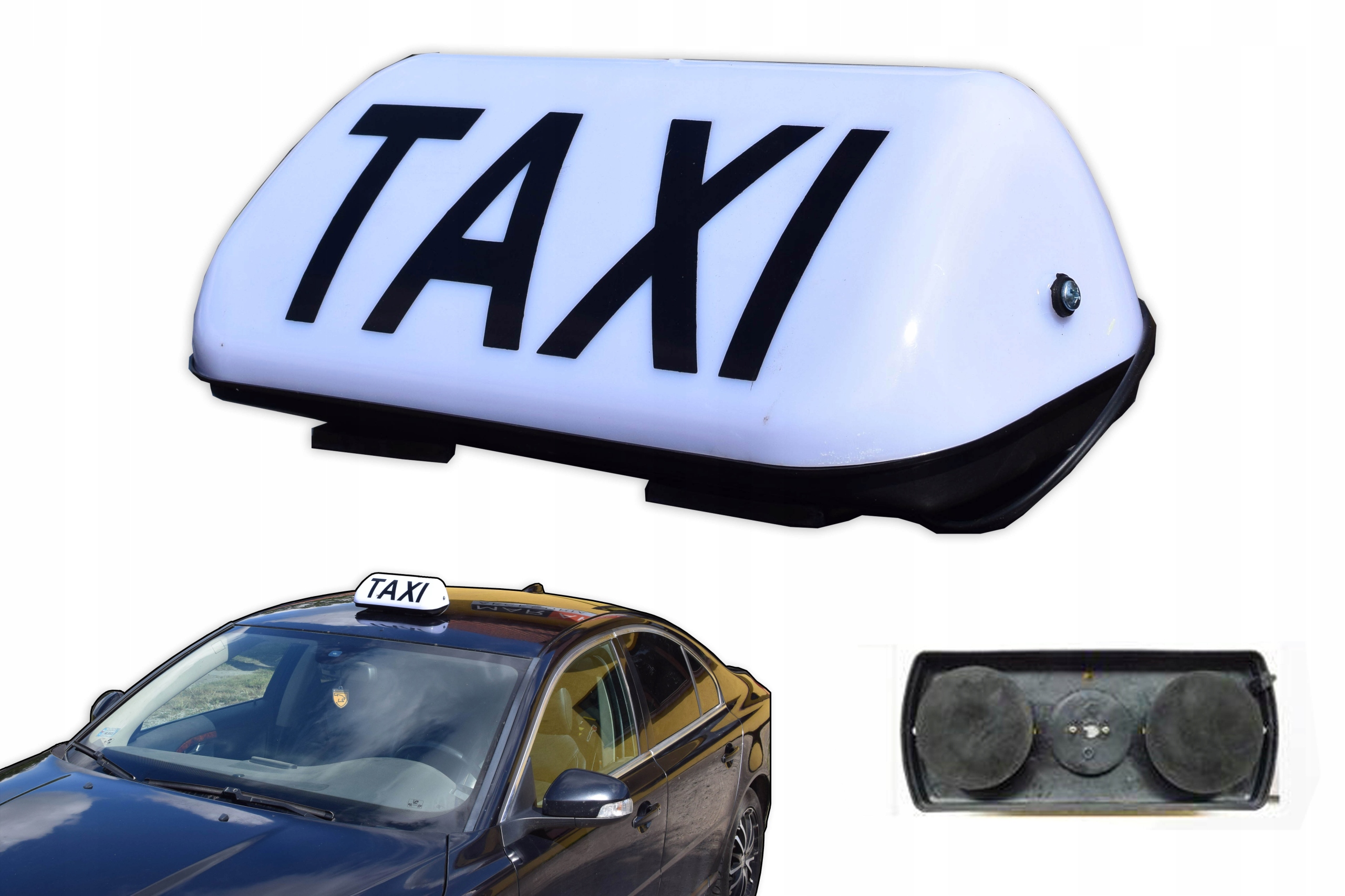 43231 - Петух такси LED белый 35см скворец зияет на магнит