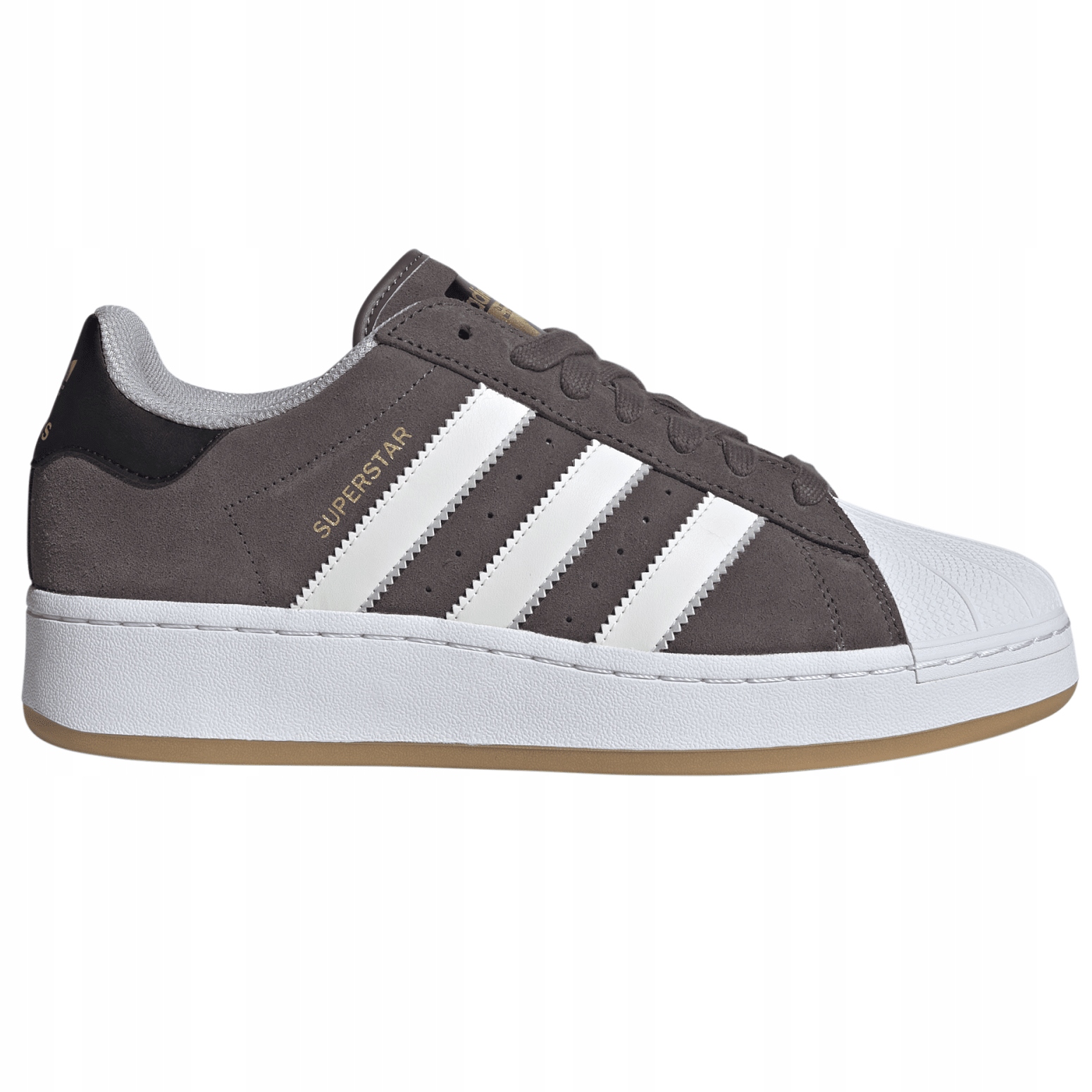 Boty Adidas Superstar Xlg Originals IF3702 kožené šedé 31.5 cm s vložkou