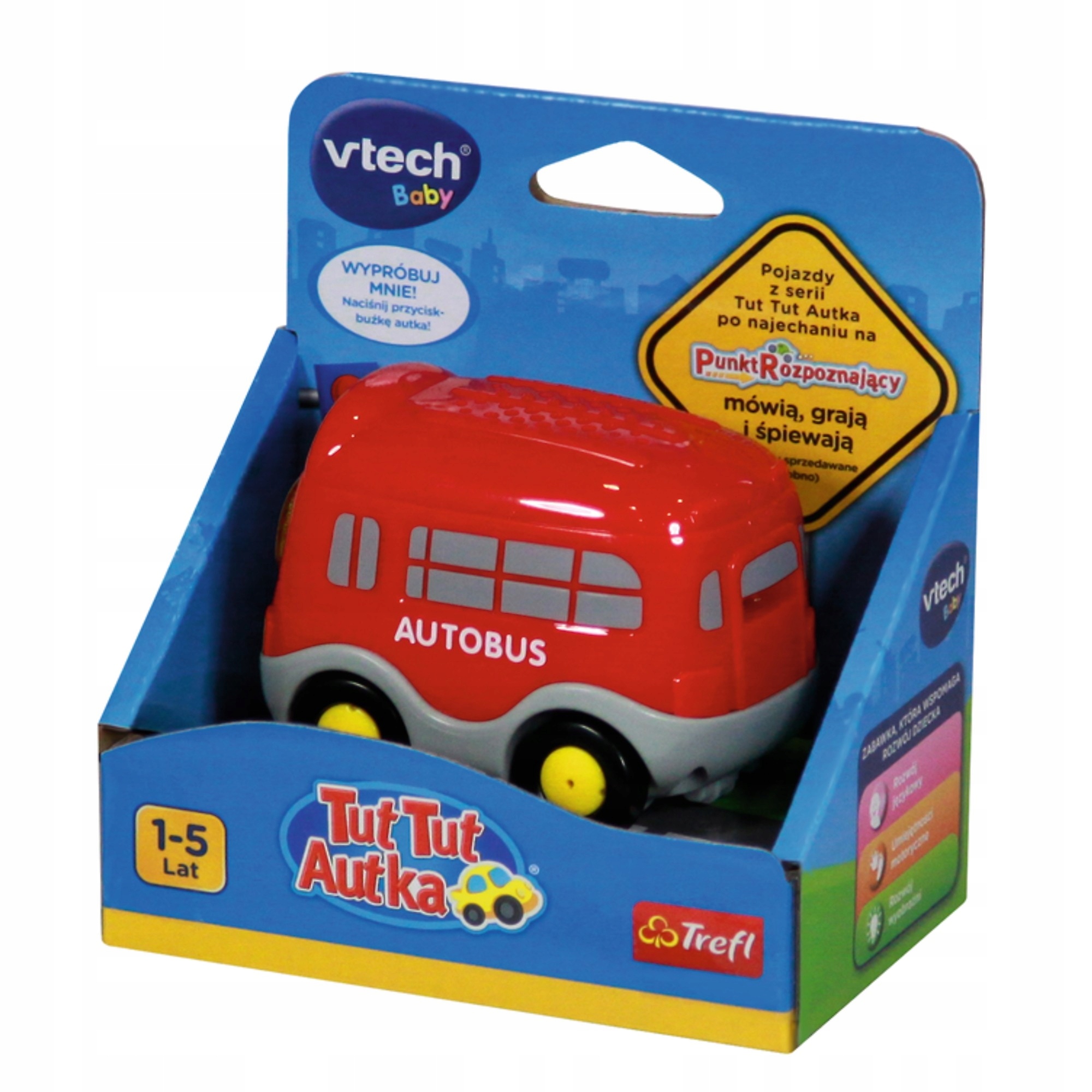 

Vtech Tut Tut Autka Autobus Autko Mówi Śpiewa