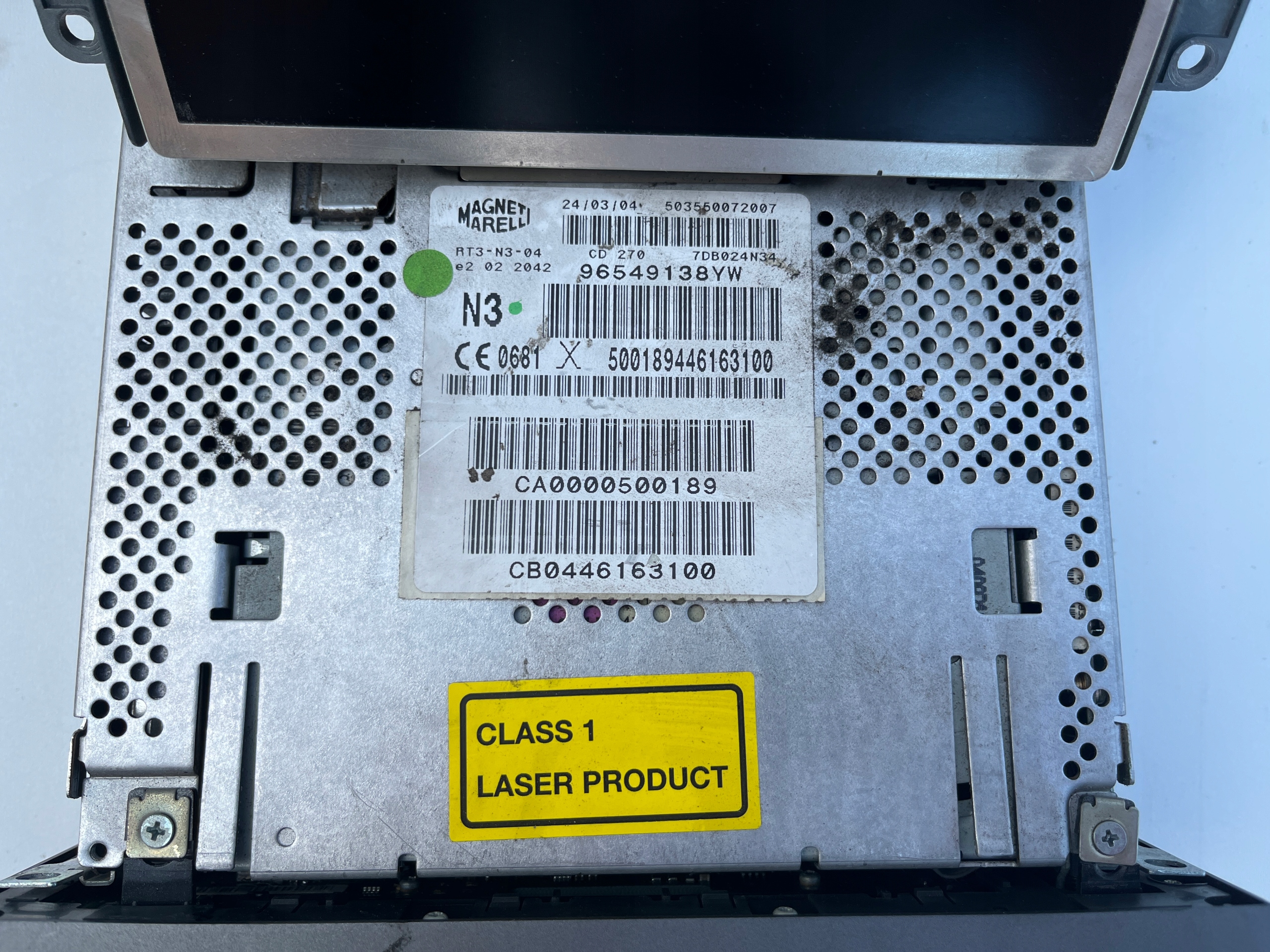 RADIO CD navigation GSM RT3 display Peugeot 407 04-11r.