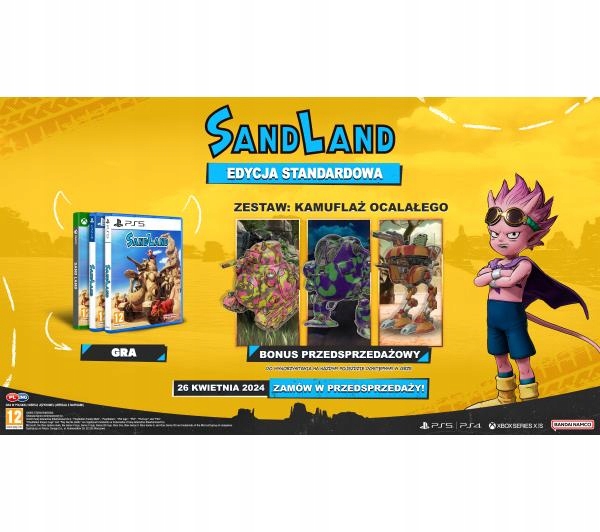 Gra na Xbox Series X - Sand Land - Akcja RPG 16+ Stan opakowania oryginalne