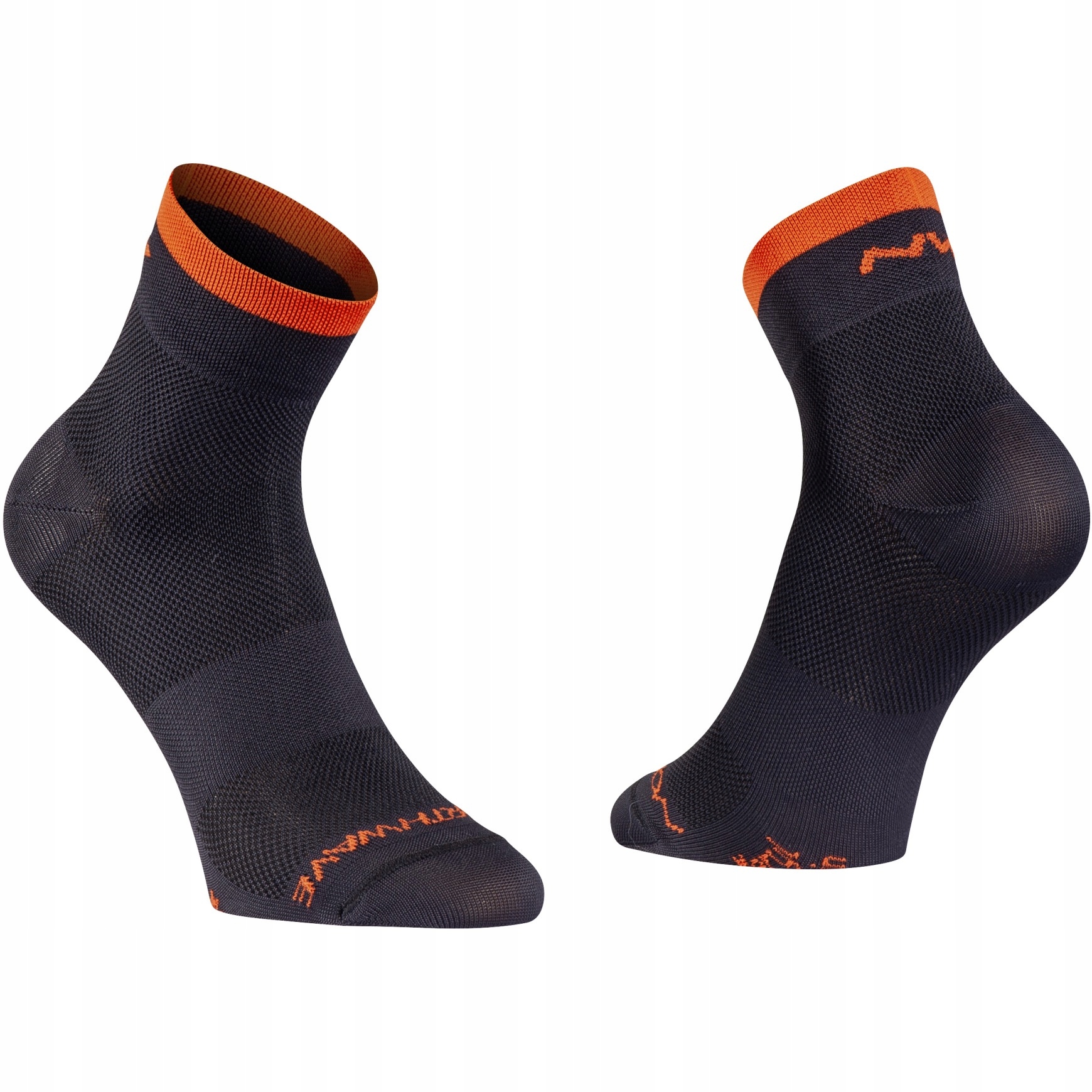 Skarpety rowerowe Northwave Origin Sock Black/Siena Orange rozm.: L