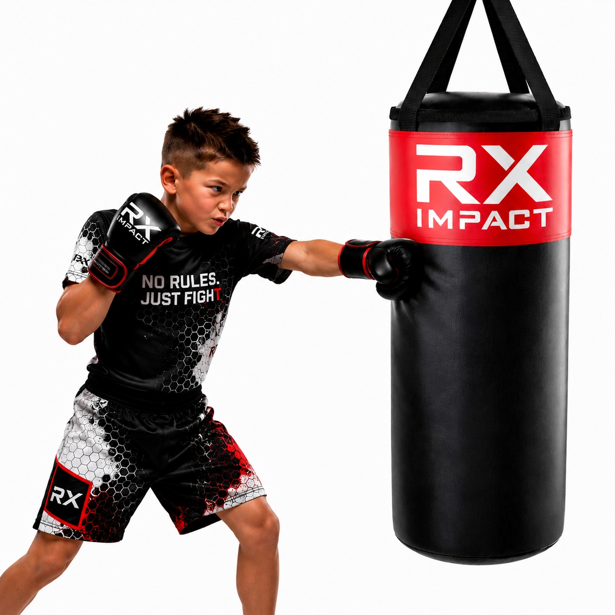 80 cm 15 kg+ Worek Treningowy Bokserski Dla Dzieci Pełny Rx