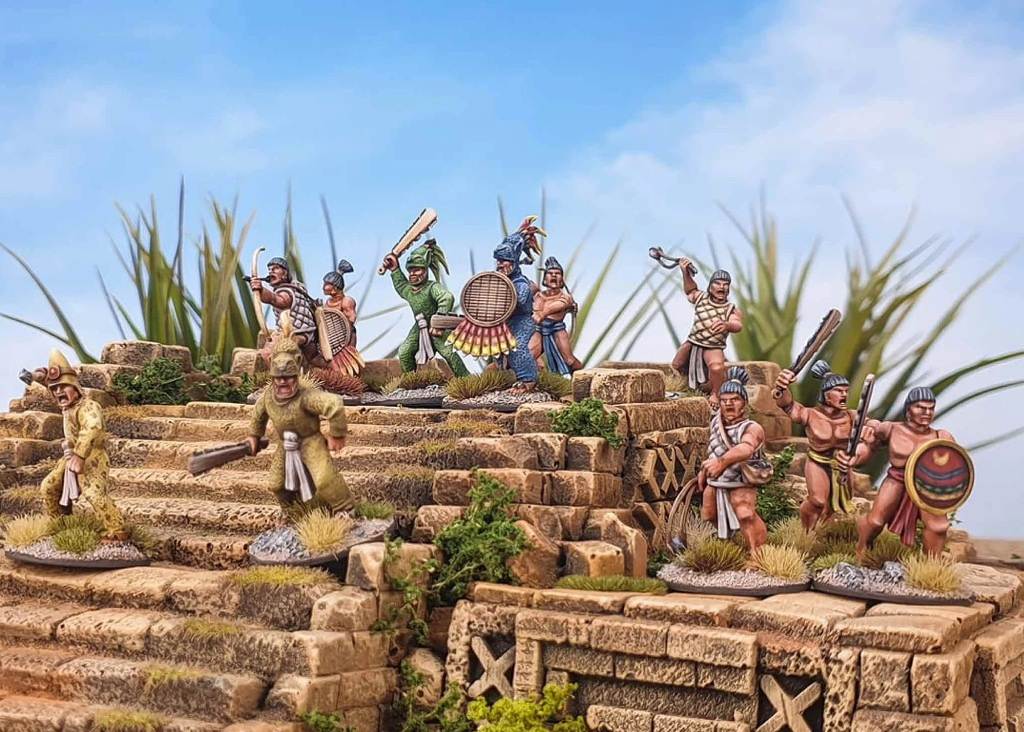 Aztec Warriors - 6 szt. Nazwa WAARN002-6