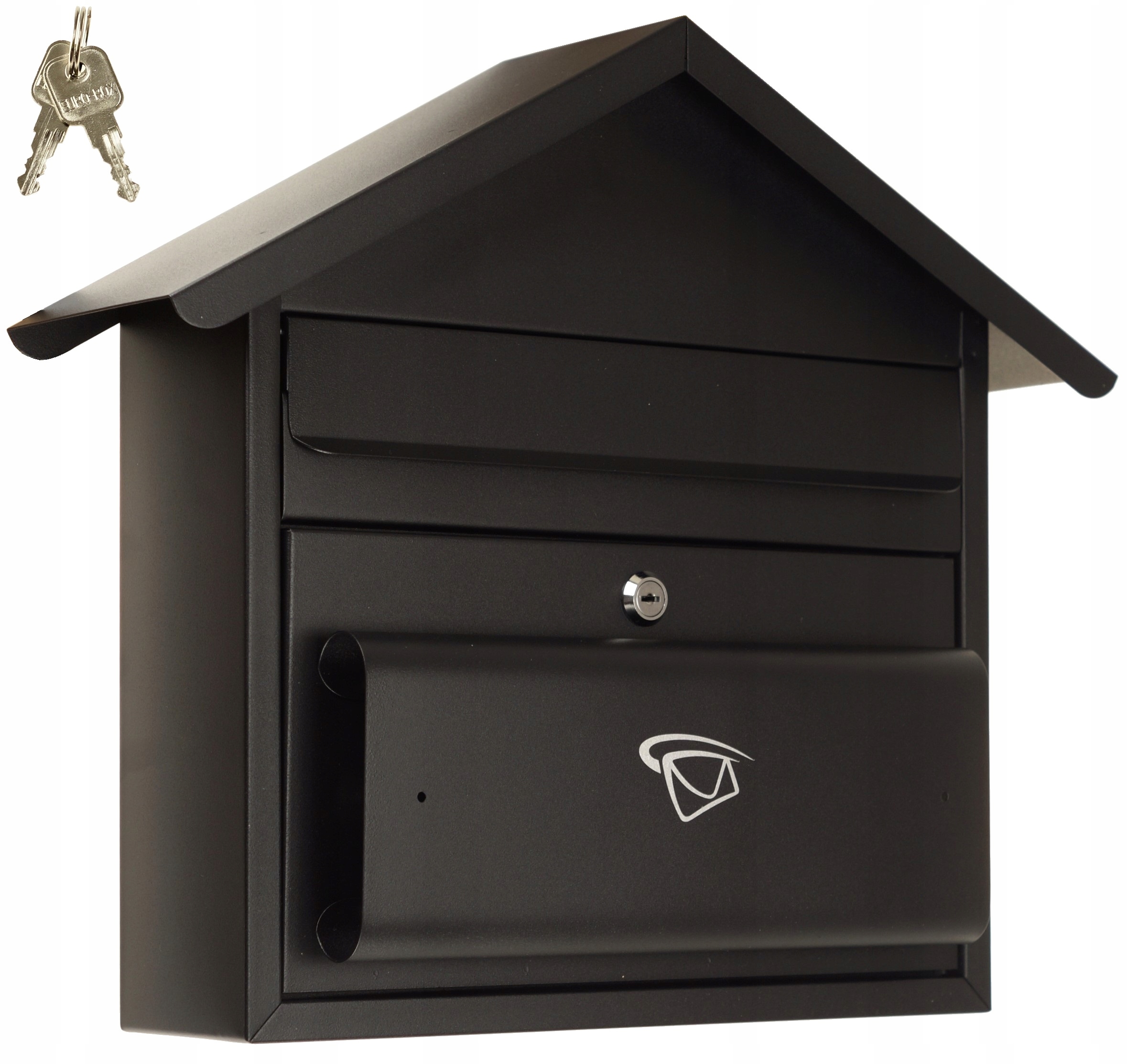 Poštovní Schránka S Novinami, Velká, Formát C4, Černá, XXL, Polsko