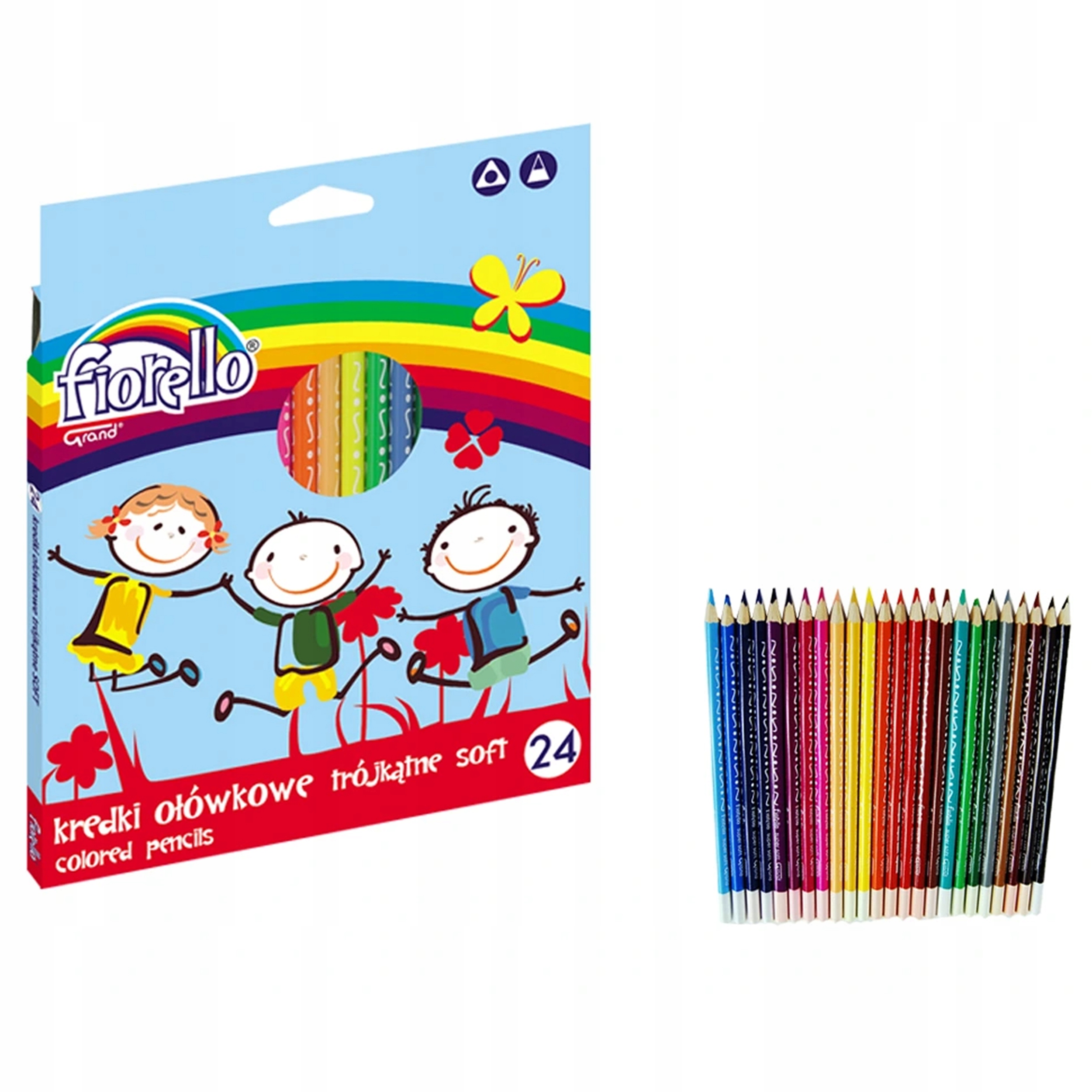 

Kredki Ołówkowe Trójkątne Fiorello