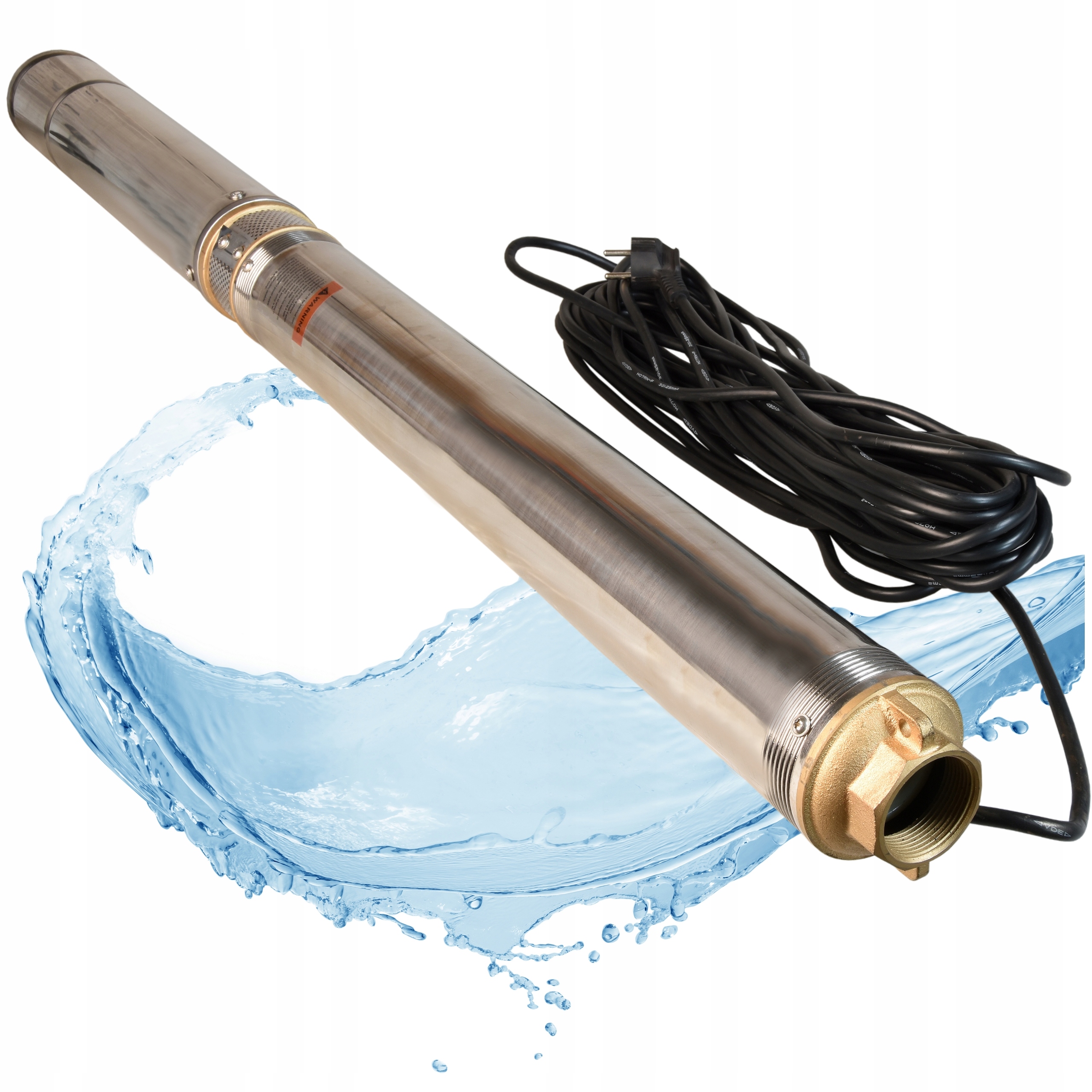 Protipiesková 3,5" hlbinná pumpa do vodnej studne 7200 l/h Mocná 1100 W 81 M