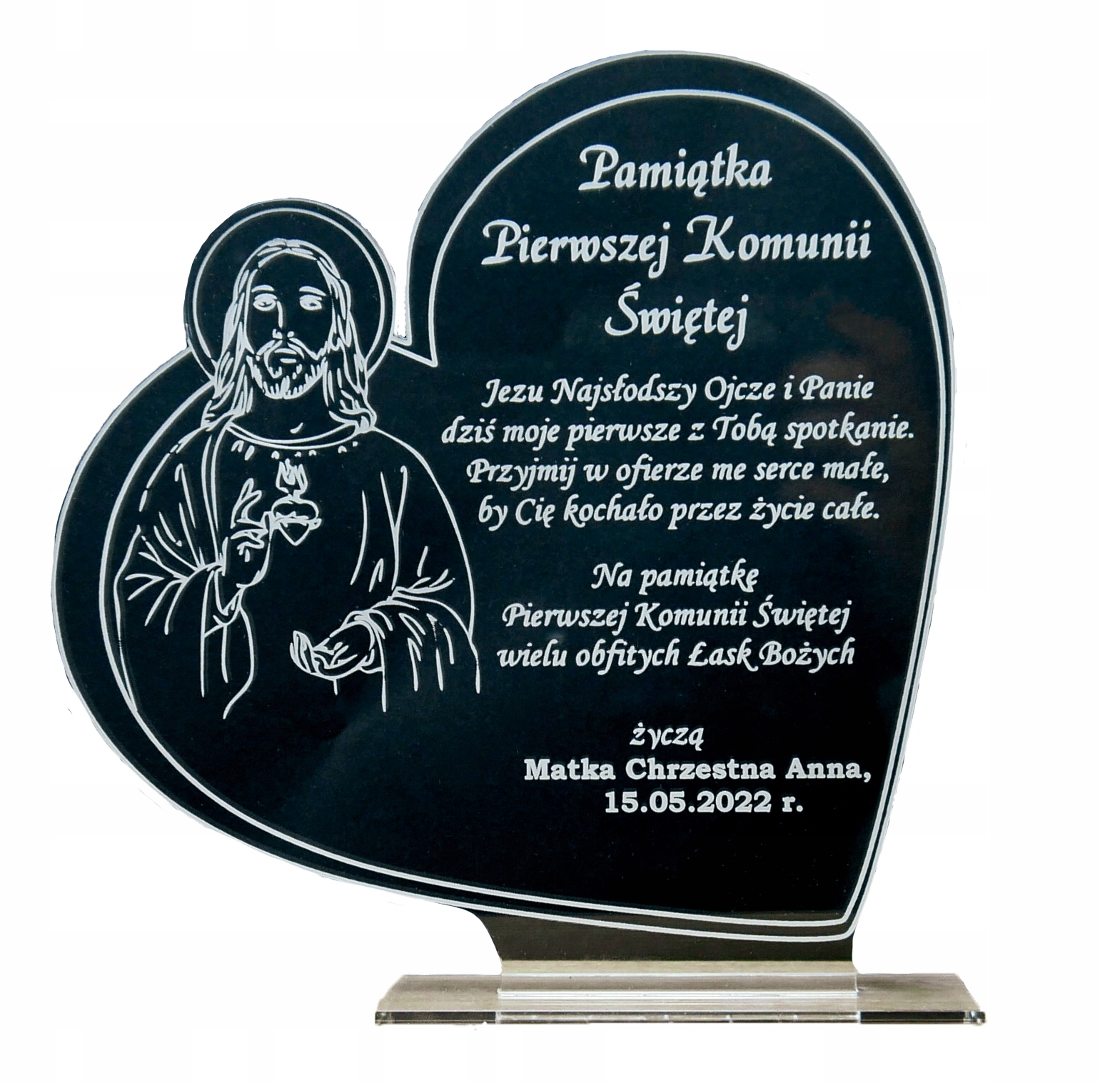

Pamiątka Pierwszej Komunii Świętej Grawer Komunia