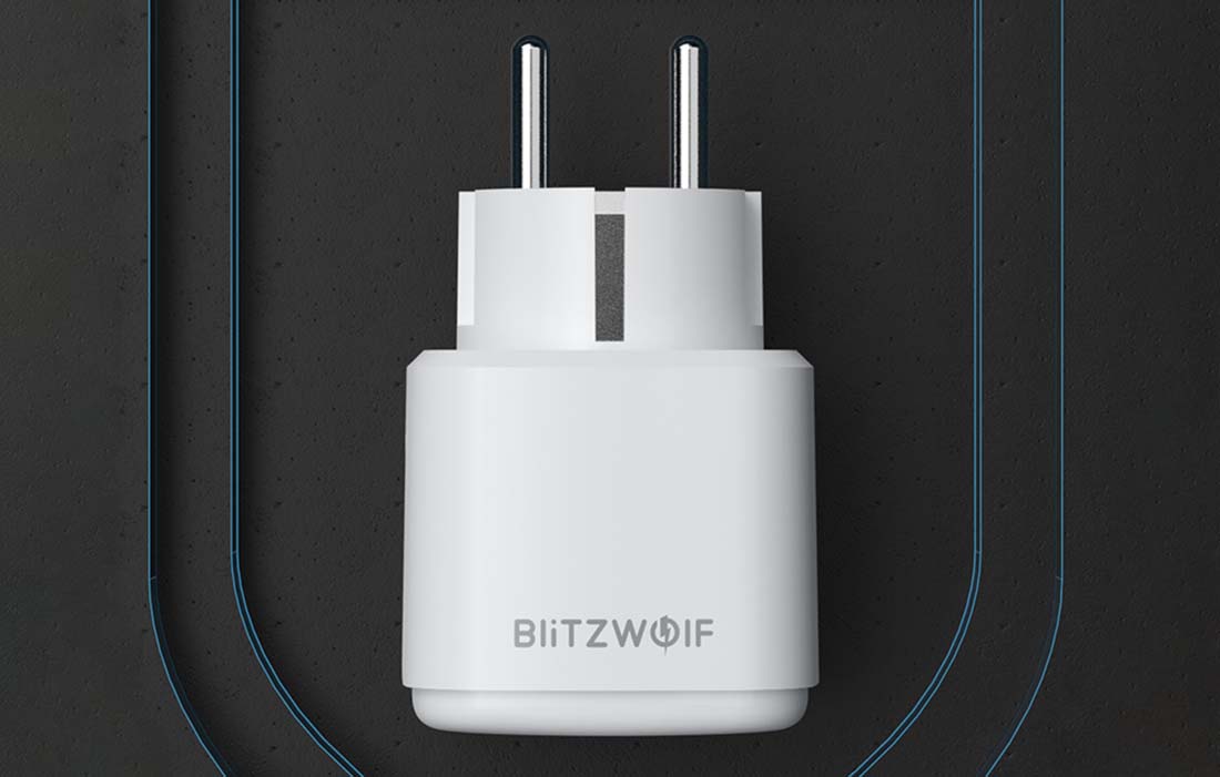 BLITZWOLF INTELIGENTNE GNIAZDKO SMART PLUG ZIGBEE 3.0 WIFI TUYA WATOMIERZ Stan opakowania oryginalne