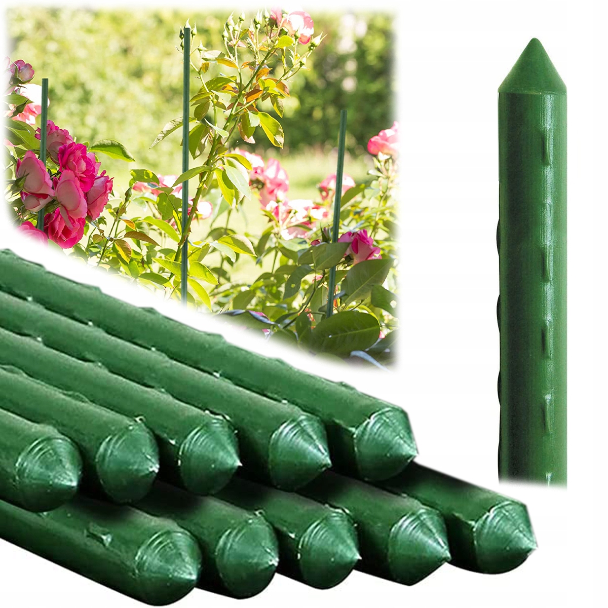 

Tyczki Do Roślin Pomidorów Podpora Metalowa 90 CM