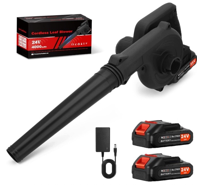 Aku foukač listí 24V Turbo Jet 2x baterie nabíječka Ondragon Boxer