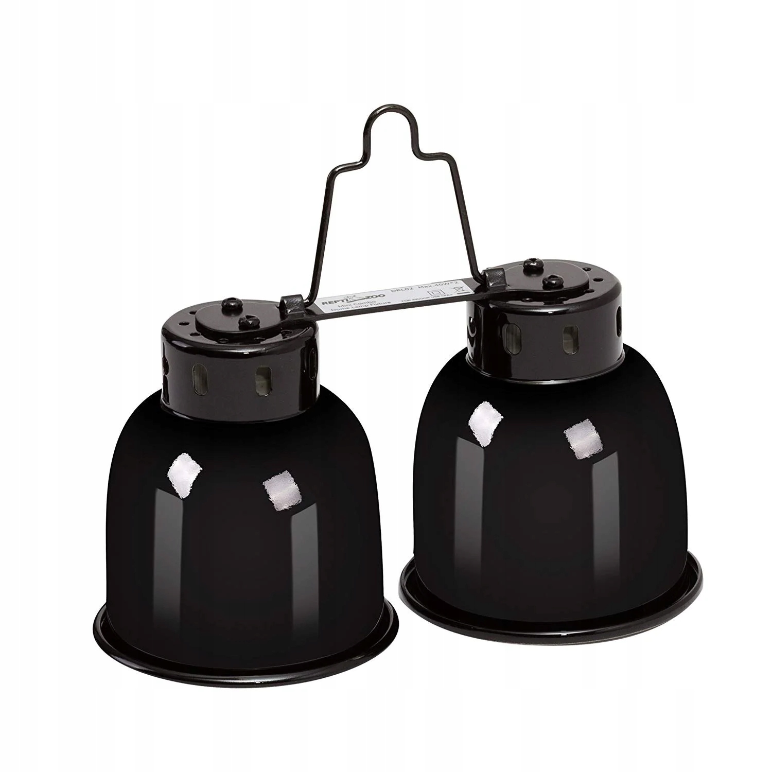 Dvojitá Lampa Repti-zoo Pro Žárovky 2 X 40 W Osvětlení Terária 40 W