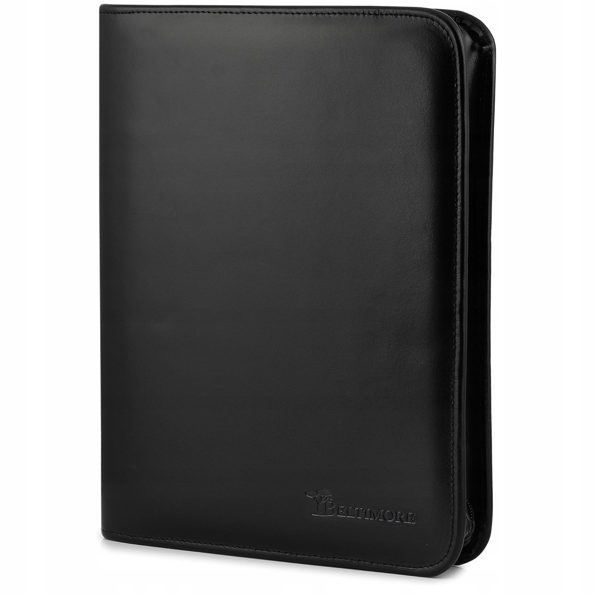 Aktovka kožená černá pánská biwuar obchodní dokumenty A4 Beltimore