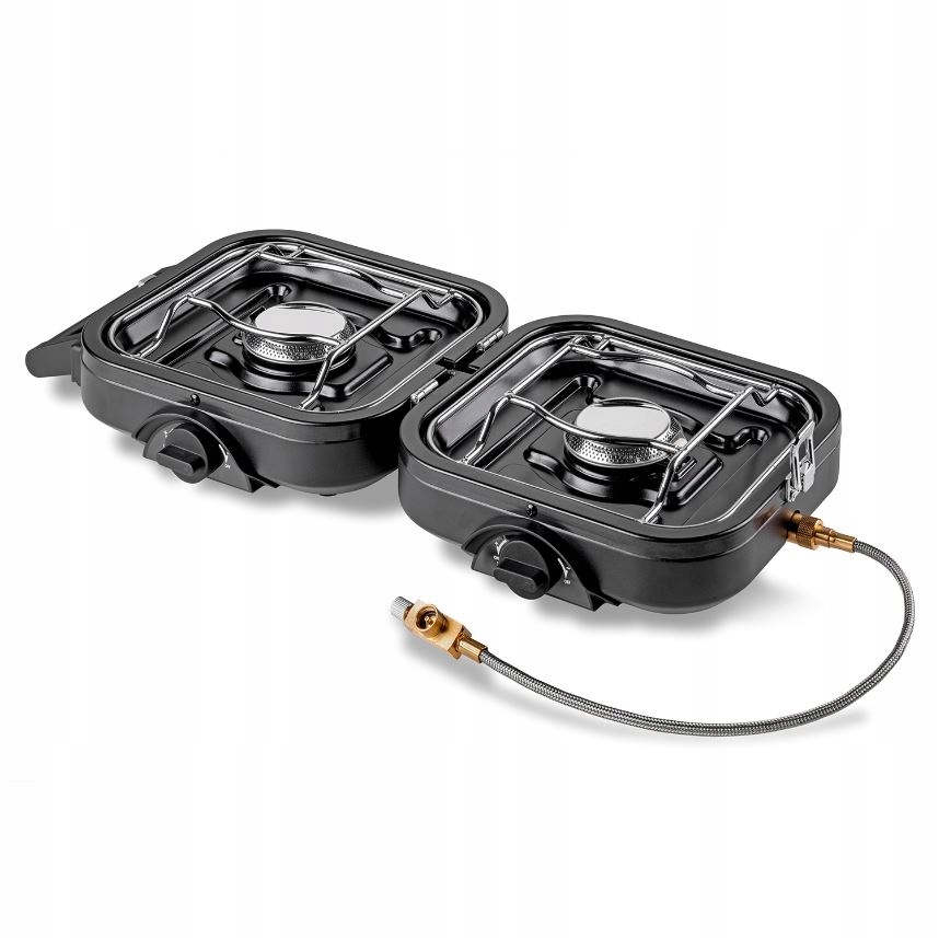 Dwupalnikowa składana kuchenka turystyczna Kemper 104981N na kartusz 7/16"