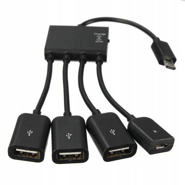 

Hub Usb Anytech.pl Adapter Otg Micro 3 x Usb Ładow