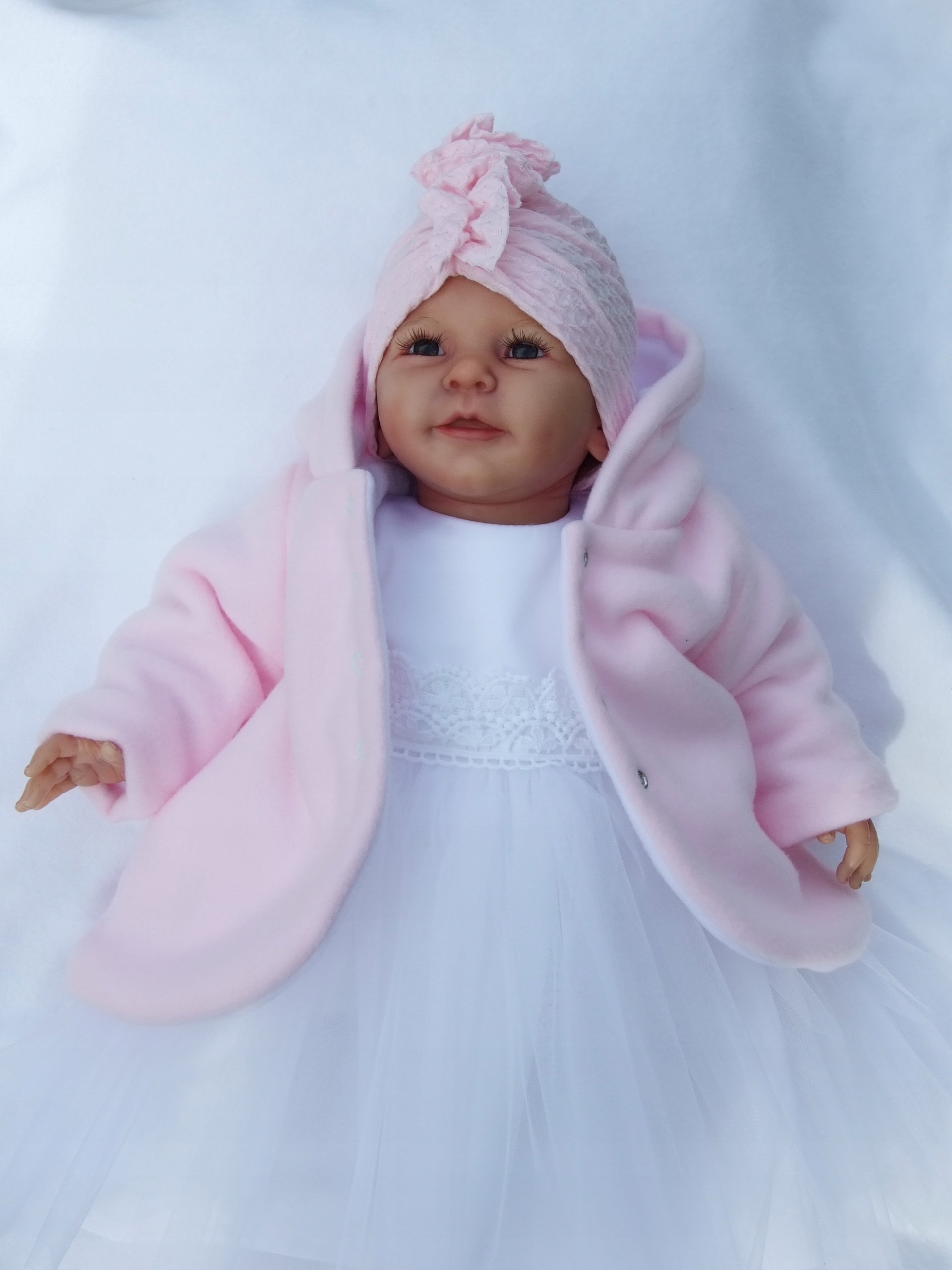 Komplet 3 częściowy ZESTAW do chrztu 68r CHRZEST Płeć Dziewczynki