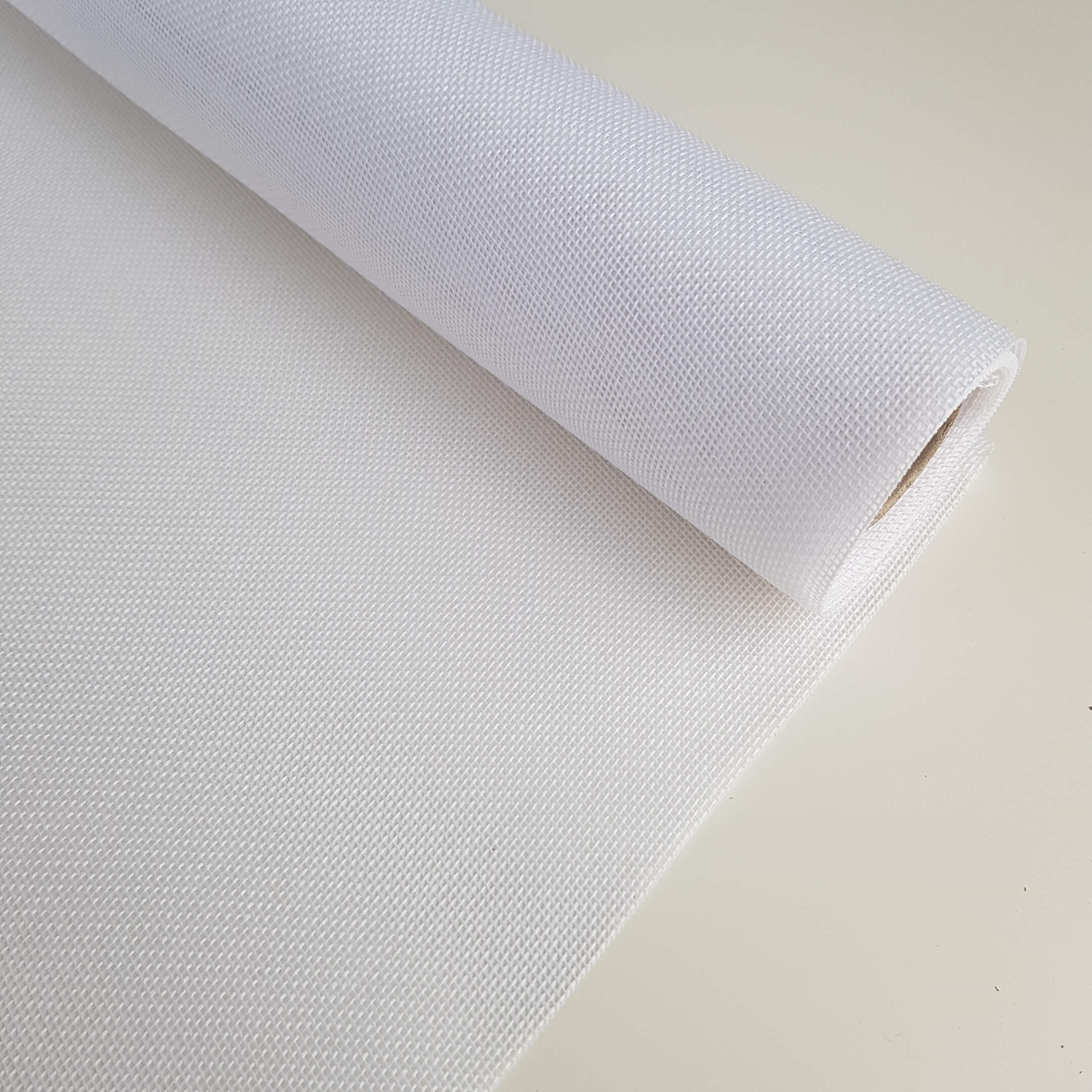 Juta dekoracyjna materiał biel 48cm x 4,5m Cechy dodatkowe brak