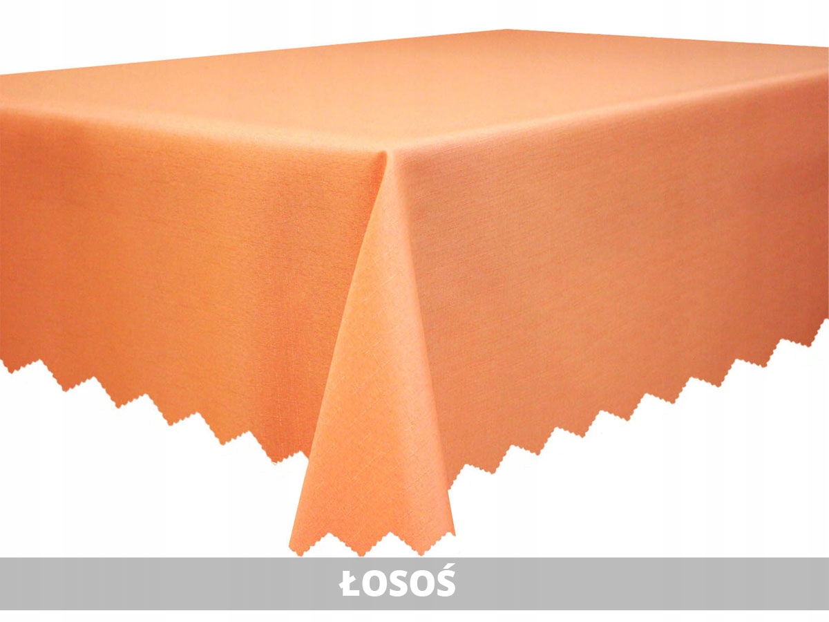 Obrus plamoodporny na stół 150x120 cm RÓŻNE KOLORY Wzór dominujący gładki
