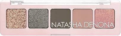 Natasha Denona Mini Retro Palette paleta 5 cieni matowe metaliczne chrom