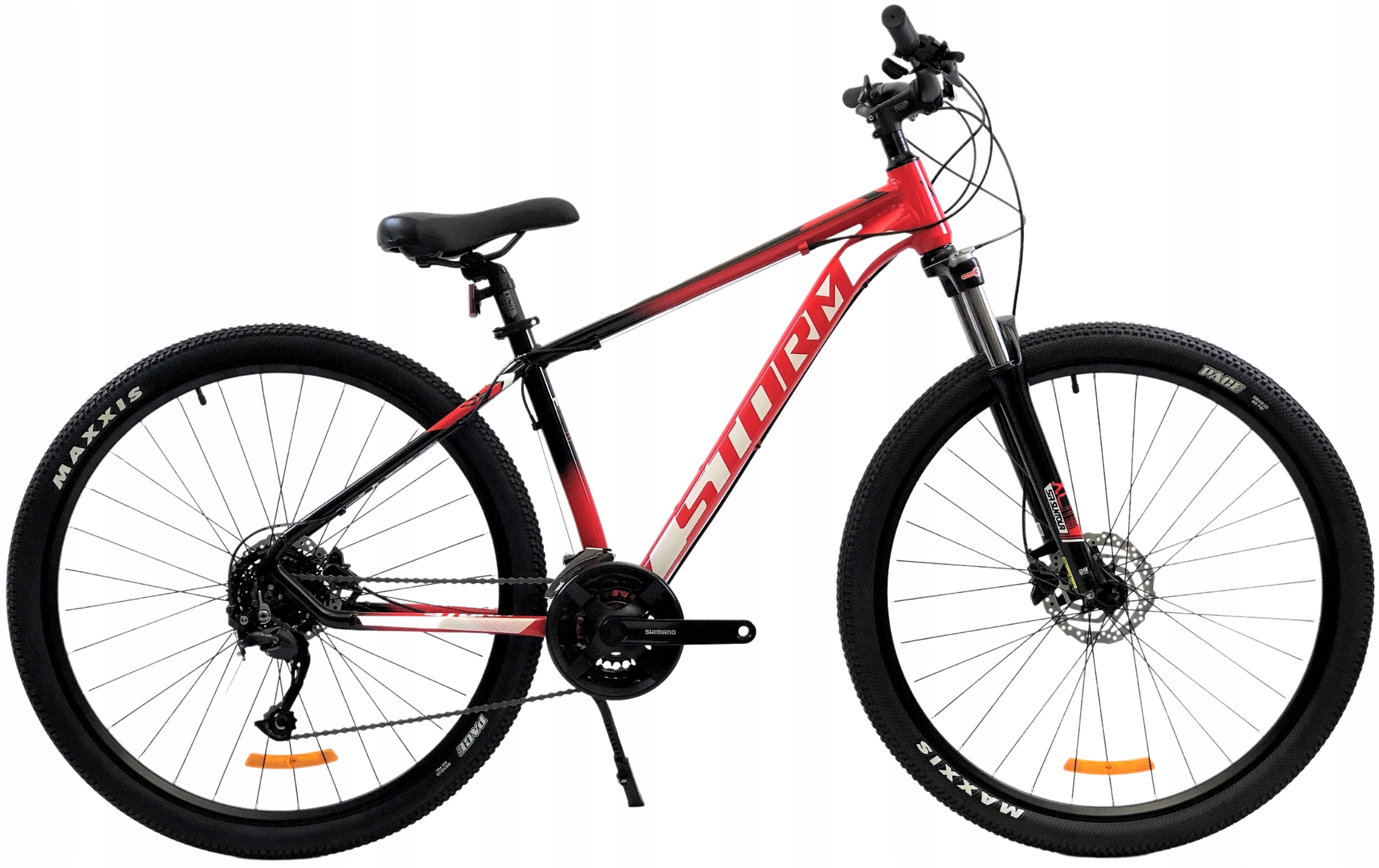 Rower Górski Mtb Storm Shark 5.0 rama 17 29 czerwony