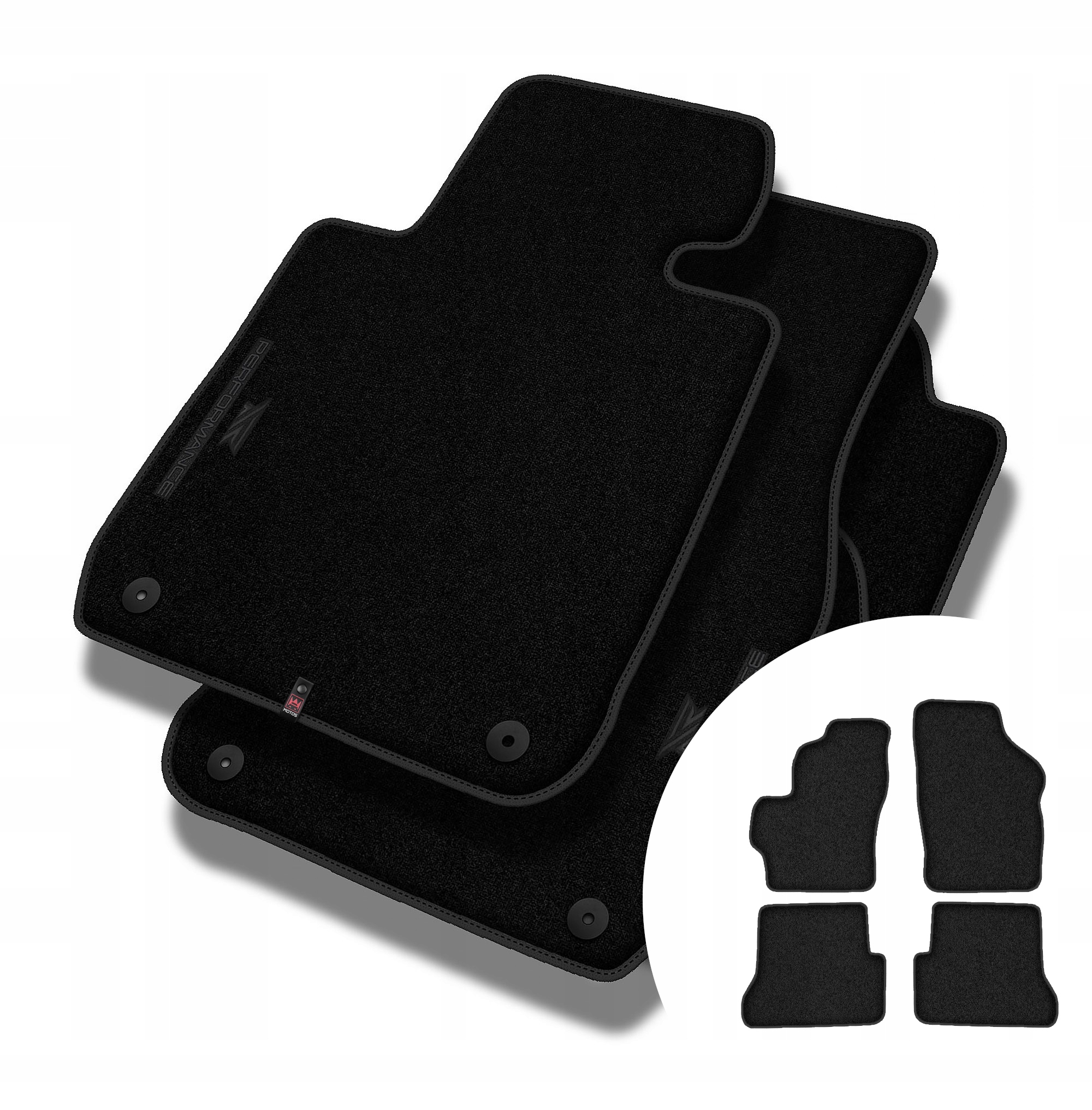 Velúrové koberčeky Performance Premium pre Mazda 3 I 2003-2009
