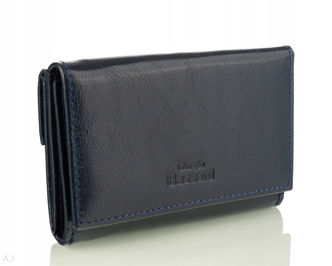 Dámská kožená peněženka střední, oboustranná, z odolné kůže, pevná, polská