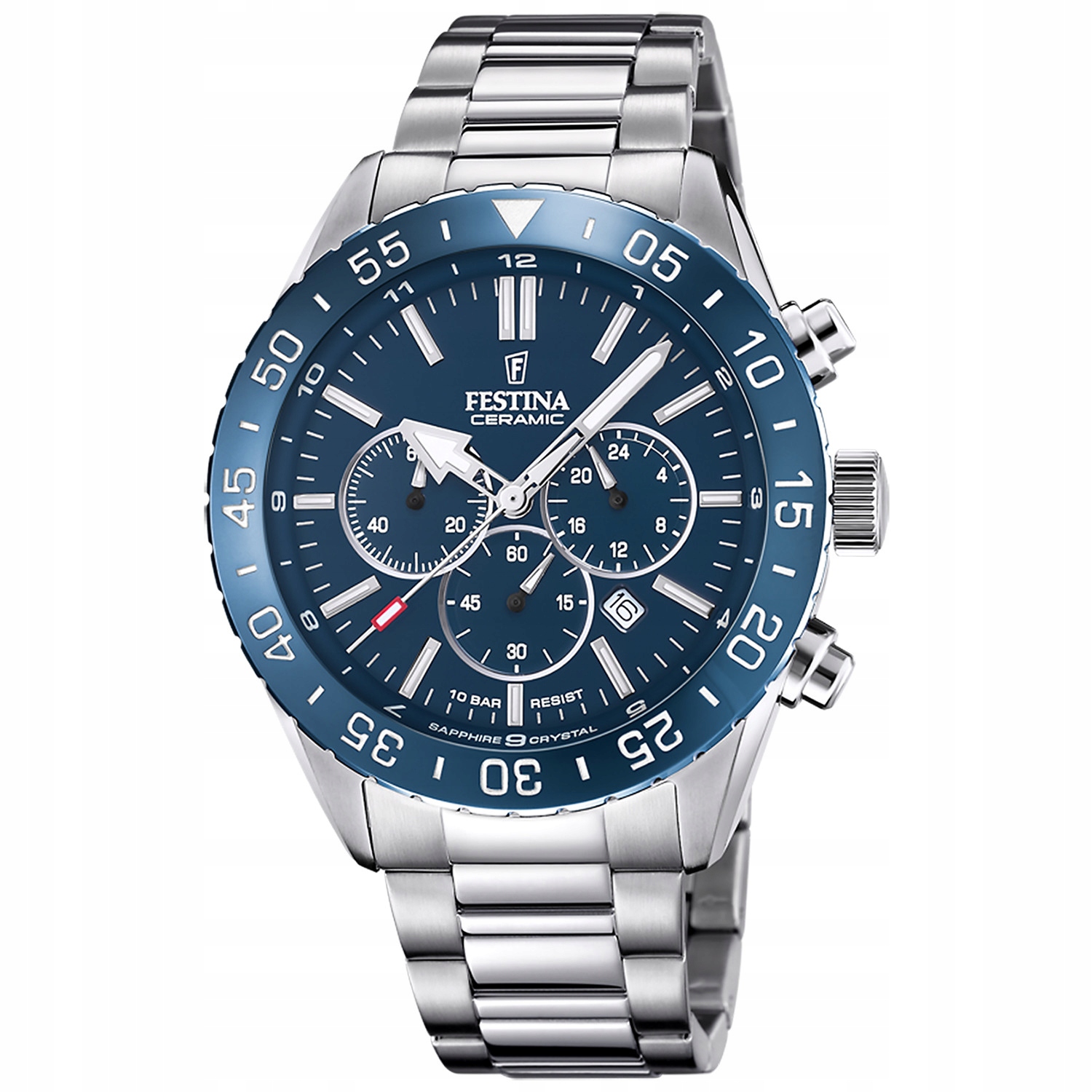 Pánské Hodinky Festina F20575-2 stříbrné