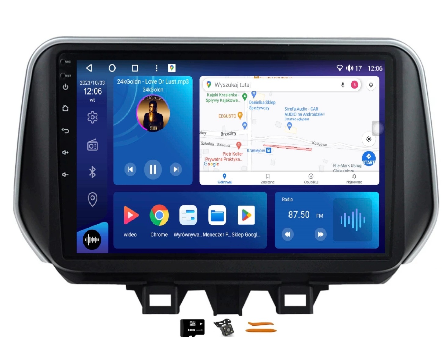 Radio Android Navigácia Hyundai Tucson 3 18-20 12/256GB 2K Lte 4G CarPlay