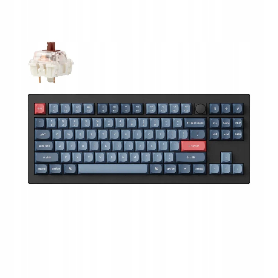 Keychron V3 Max Bezdrôtová mechanická klávesnica Knob V3M-D3