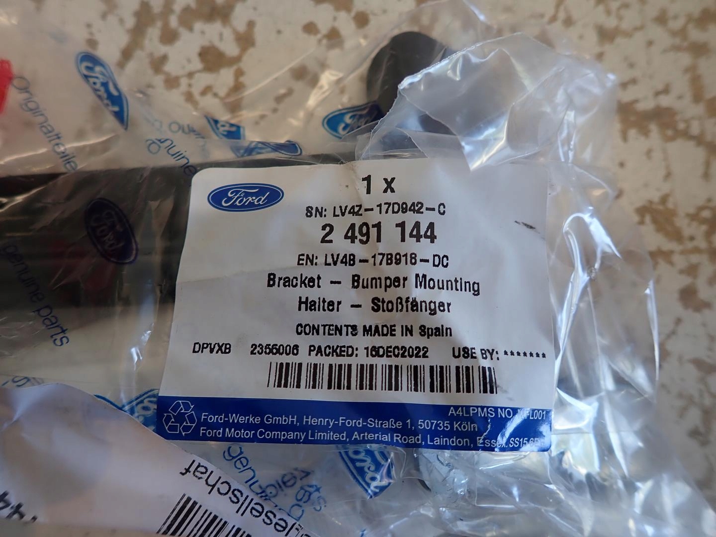 Console Pare choc Droite Arrière FORD KUGA MK3 2019