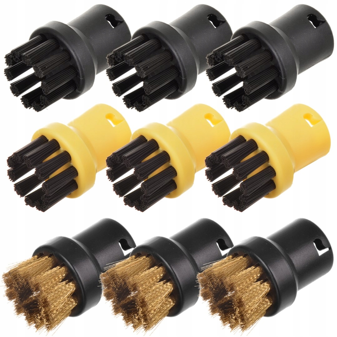 SZCZOTKI do PAROWNICY KARCHER SC 1 2 3 4 5 szczoteczka zestaw szczotek