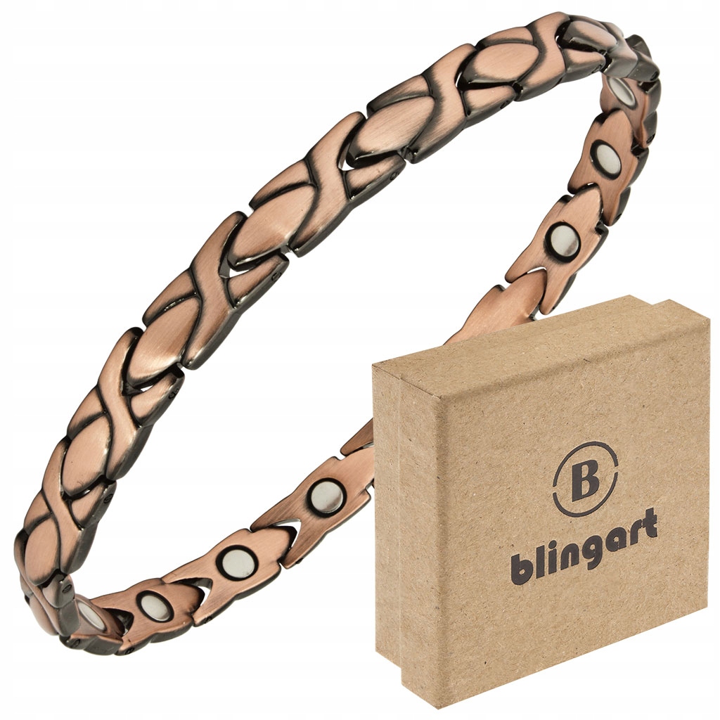 

Bransoletka magnetyczna miedziana damska zdrowotna