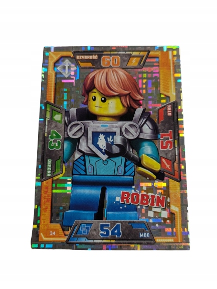 Karta Lego Nexo Knights Seria 1 Numer 034