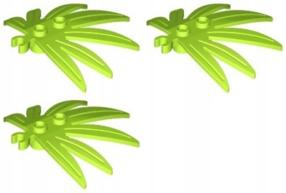 

Lego 10884 30239 42949 Liść Lime Nowy (6g) 3 szt.
