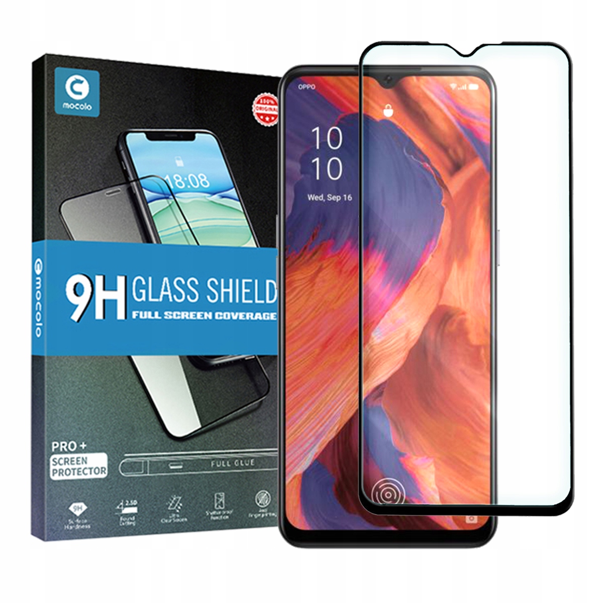 

Mocolo 2.5D Full Glue Szkło Na Ekran Do Oppo A73