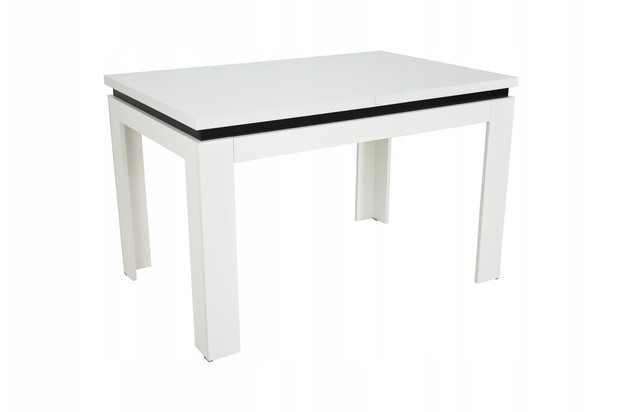 Zestaw 4x krzesła eko + stół rozkładany 80x120/160 Długość stołu 120 cm