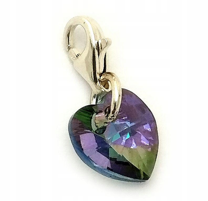 

Charms zawieszka serce Swarovski Cristal Paradsh