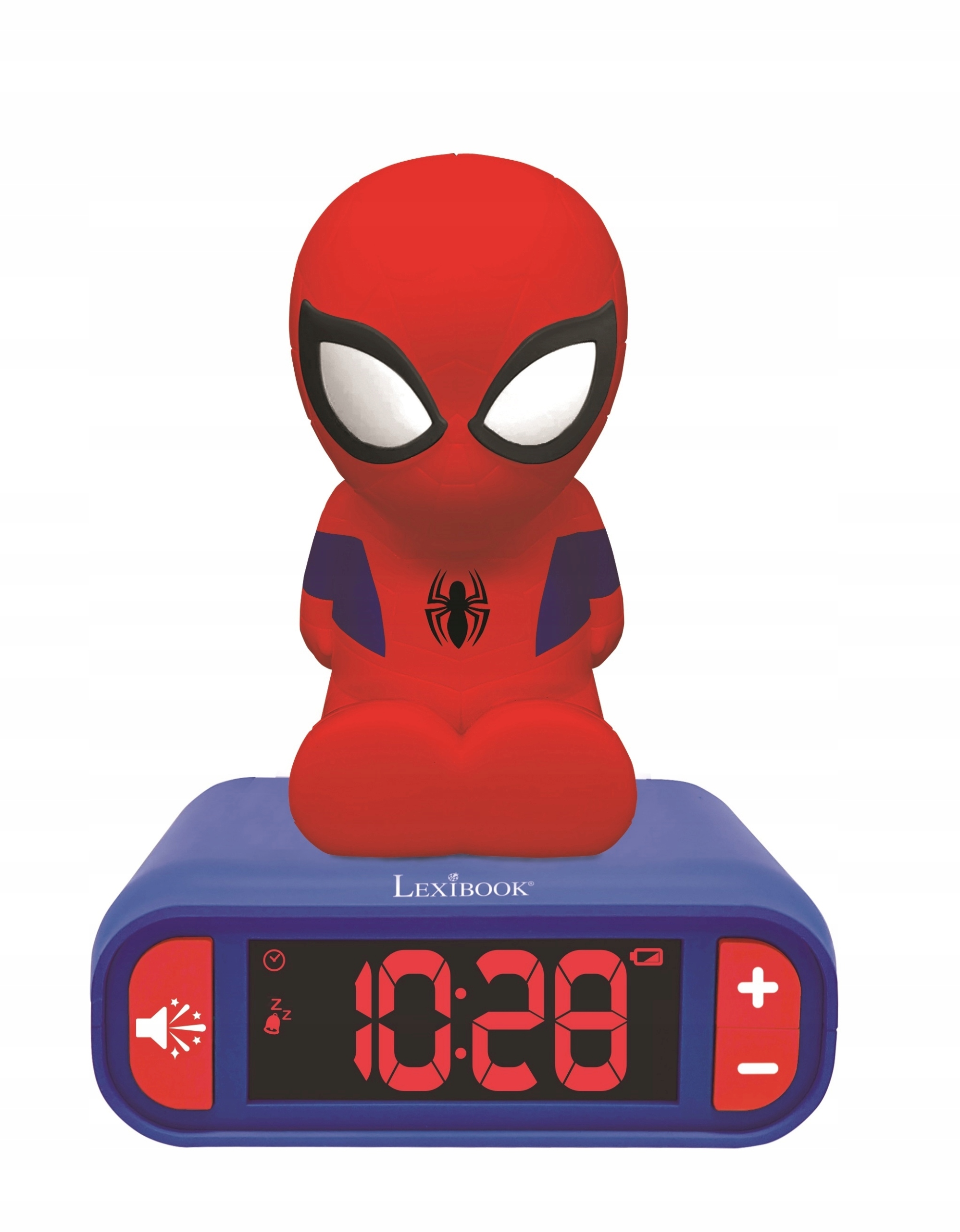Budzik zegar Spiderman z efektami dźwiękowymi
