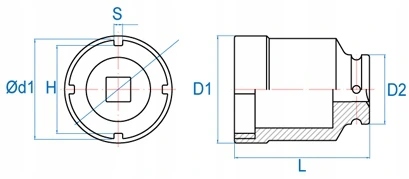 NASADKA 1 2 DO NAKRETKI LOZYSKA KM6 45mm KING TONY Mark King Tony
