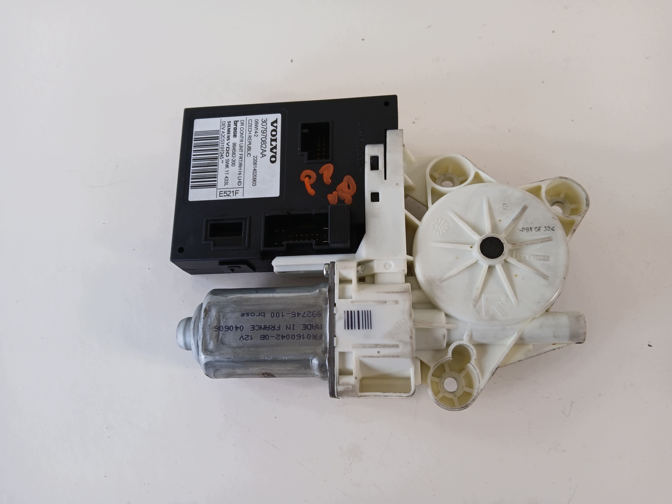 VOLVO V50 and mini motor windows right front 30797082AA