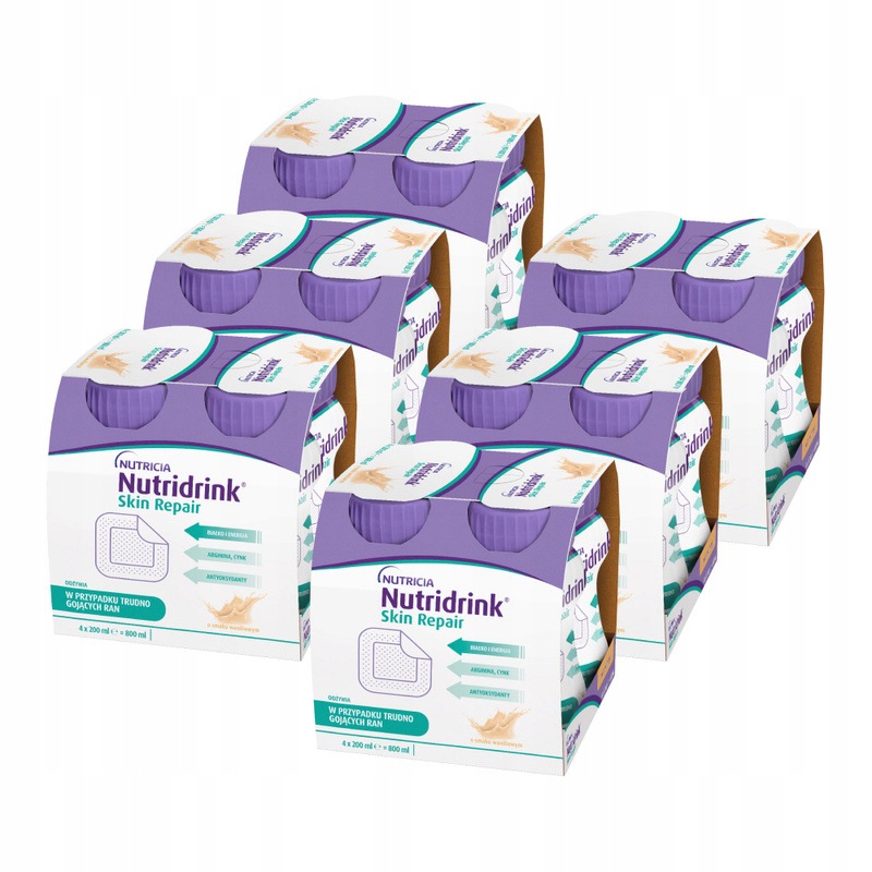 Nutridrink Skin Repair wanilia Zestaw 24x200 ml