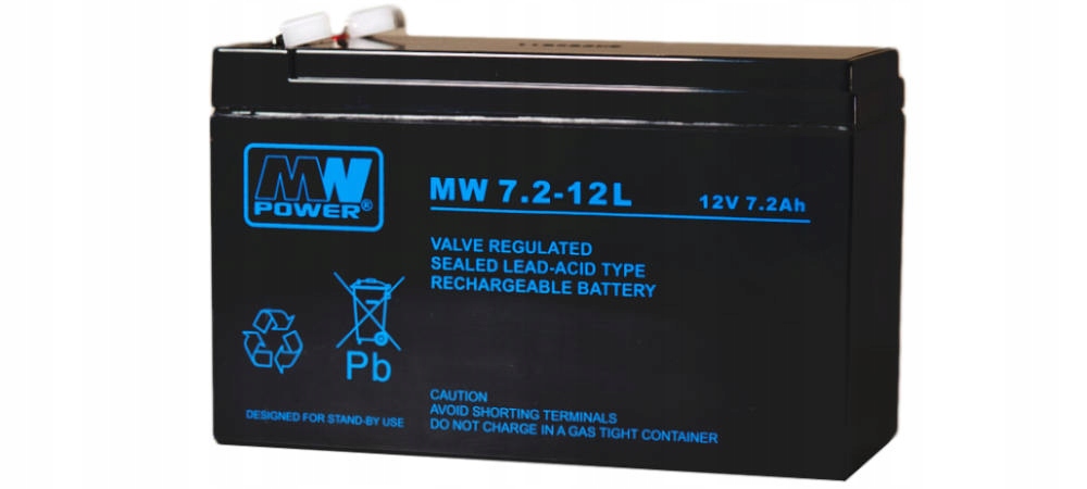 akumulator Agm 12V/7.2Ah, 151*65*100 (T2) Mw 7.2-12L